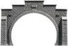 NOCH 58052 PROFI plus H0 Tunnel portal 2-track HR foam prefab, Painted