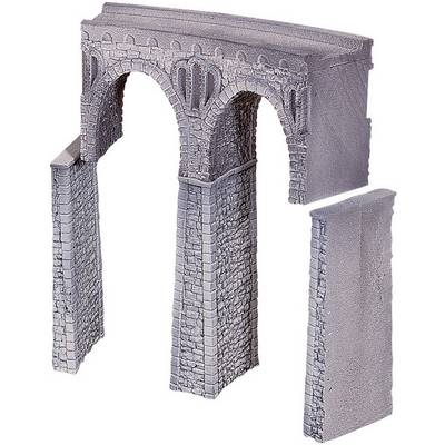 Stone arch model with detailed textures, consisting of two pillars and an upper arch, demonstrates ancient architecture.