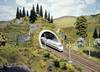 NOCH 58040 PROFI plus H0 Tunnel portal 2-track HR foam prefab, Painted