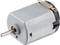 A small, silver electric motor with a protruding shaft, suitable for model-making or small devices.