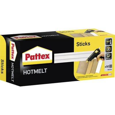 Pattex PTK1 Hot melt glue sticks 11 mm 200 mm Transparent 1000 g 50 pc(s)