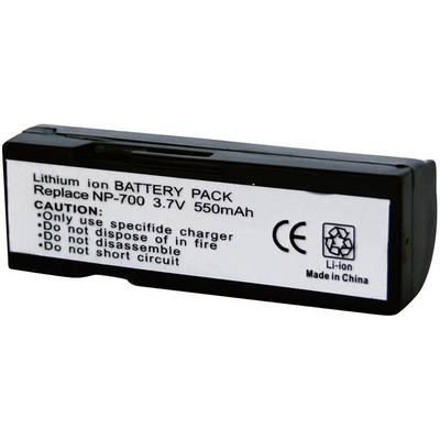 Conrad energy 250632 Camera battery replaces original battery (camera) NP-700 3.7 V 550 mAh