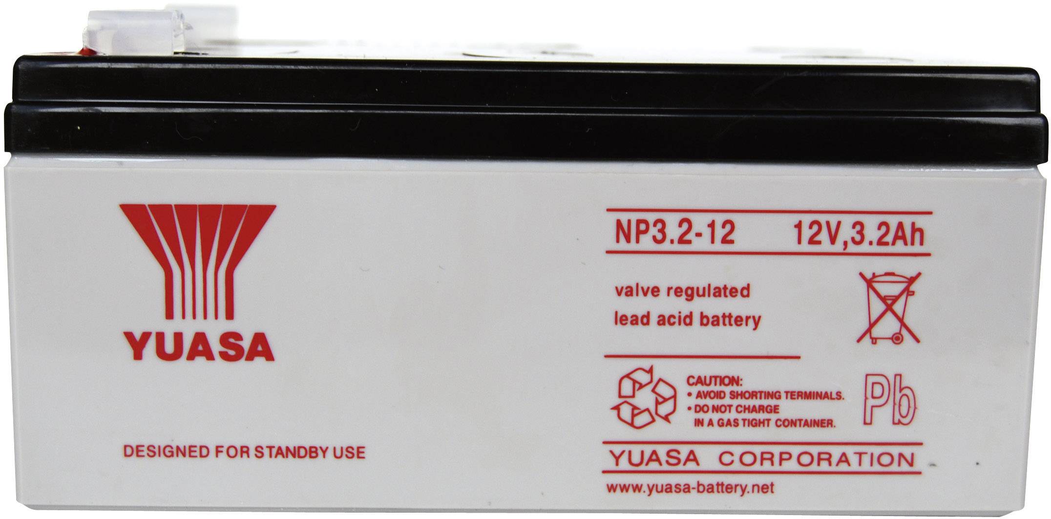 NP3.2-12 3.2Ah 12 V Yuasa Valve Regulated Lead Acid Batterie Rechargeable 