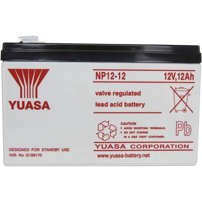 Batterie plomb 12v 12Ah Yuasa NP1212