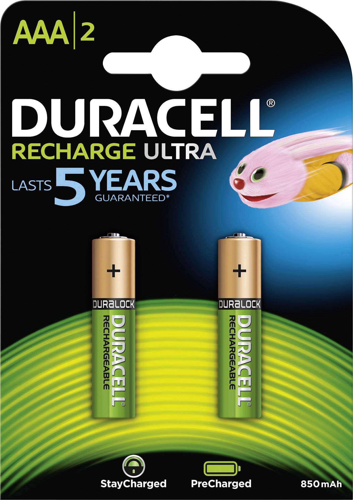 Duracell StayCharged HR03 AAA battery (rechargeable) NiMH 800 mAh 1.2 V