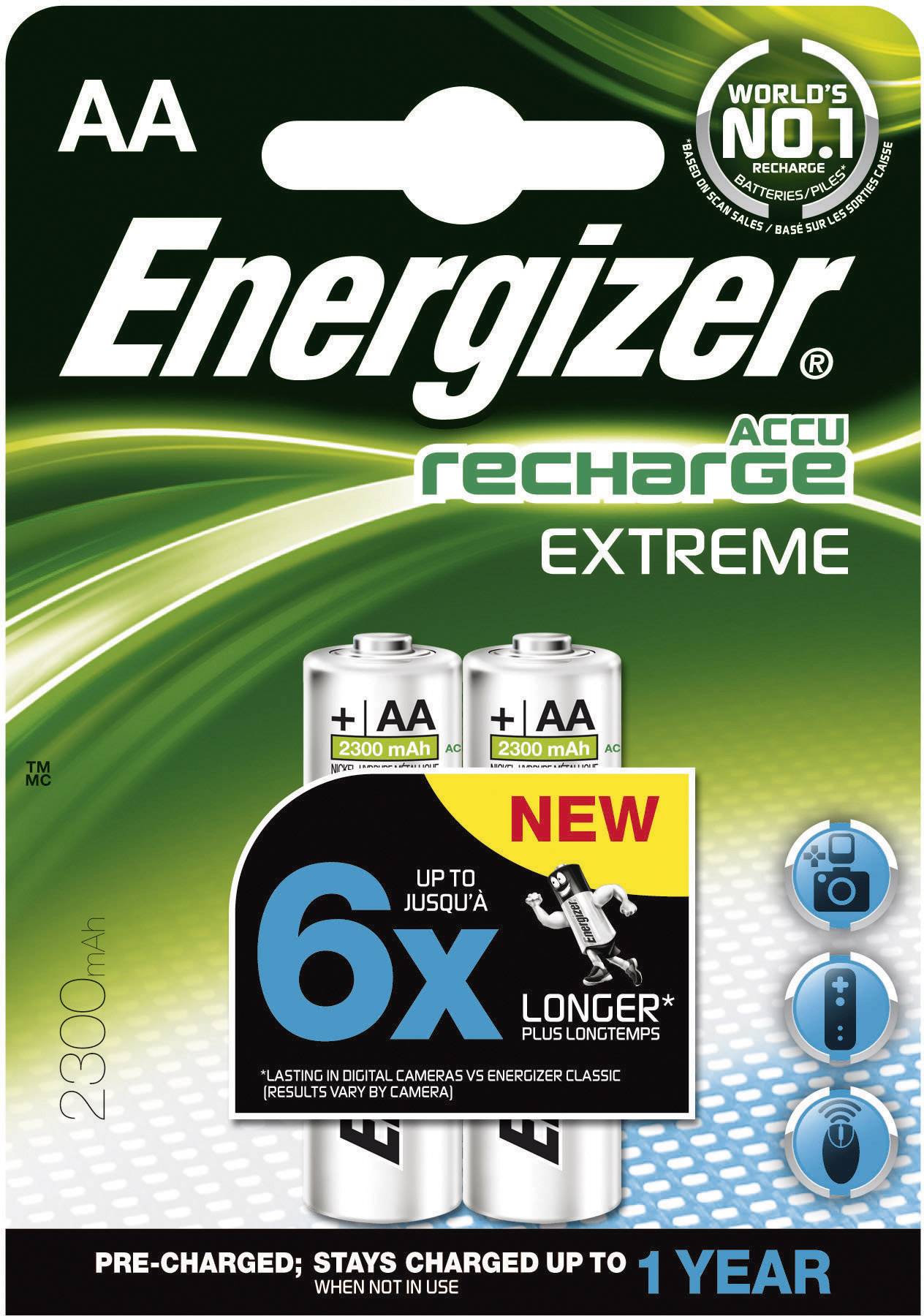 Аккумулятор Energizer hr6 AA 2300mah 2шт 634998 #2 (7638900349986)