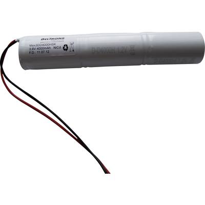 Beltrona 3DD4000HSK Emergency light battery  Cable 3.6 V 4000 mAh