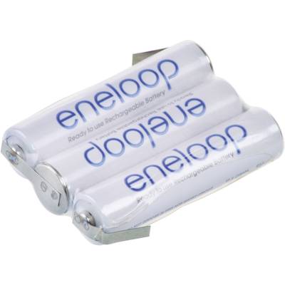 Panasonic eneloop Reihe F1x3 Battery pack 3x AAA Z solder tab NiMH 3.6 V 750 mAh
