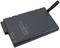 A black laptop battery from Replace: SQU-528, with a red switch and a capacity indicator on the top surface.