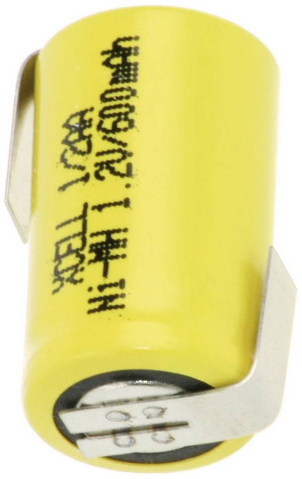 XCell X1/2AA600-LF Non-standard battery (rechargeable) 1/2 AA Z solder tab NiMH 1.2 V 600 mAh 1 pc(s)