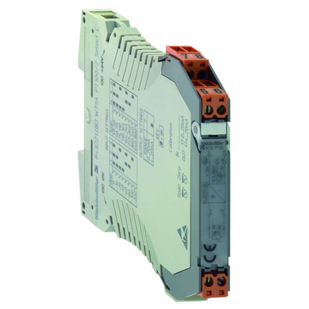RTD-Converter Weidmüller WTZ4 PT100/2 C 0/4-20MA 8432220000 1 pc(s)