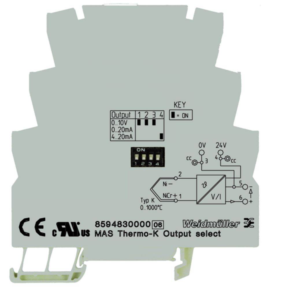 Thermo element Weidmüller MAZ THERMO-K 0...1000°C 8594860000 1 pc(s)