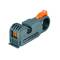 'Cable stripper with a grey housing and orange components, suitable for stripping various cable sizes.'
