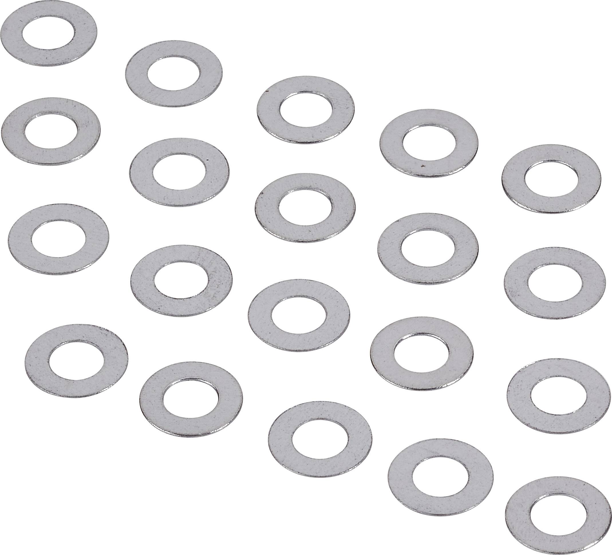 Steel Shim ring 3 mm 6 mm 0.2 mm 20 pc(s)