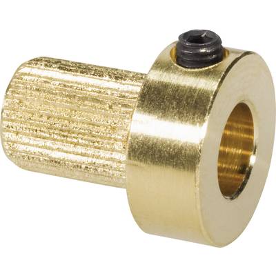 Brass Coupler insert   Bore diameter: 6 mm  (Ø x L) 13 mm x 15 mm