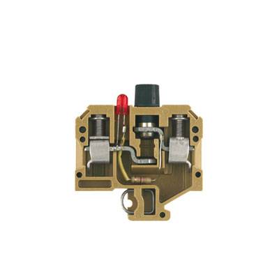 Fuse terminal block SAKS 6/GZ 500AC 0531820000 Medium yellow Weidmüller 50 pc(s)