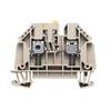 W-terminal with external tensioning, Test-disconnect terminal, Rated cross-section: 4 mm², Screw connection,