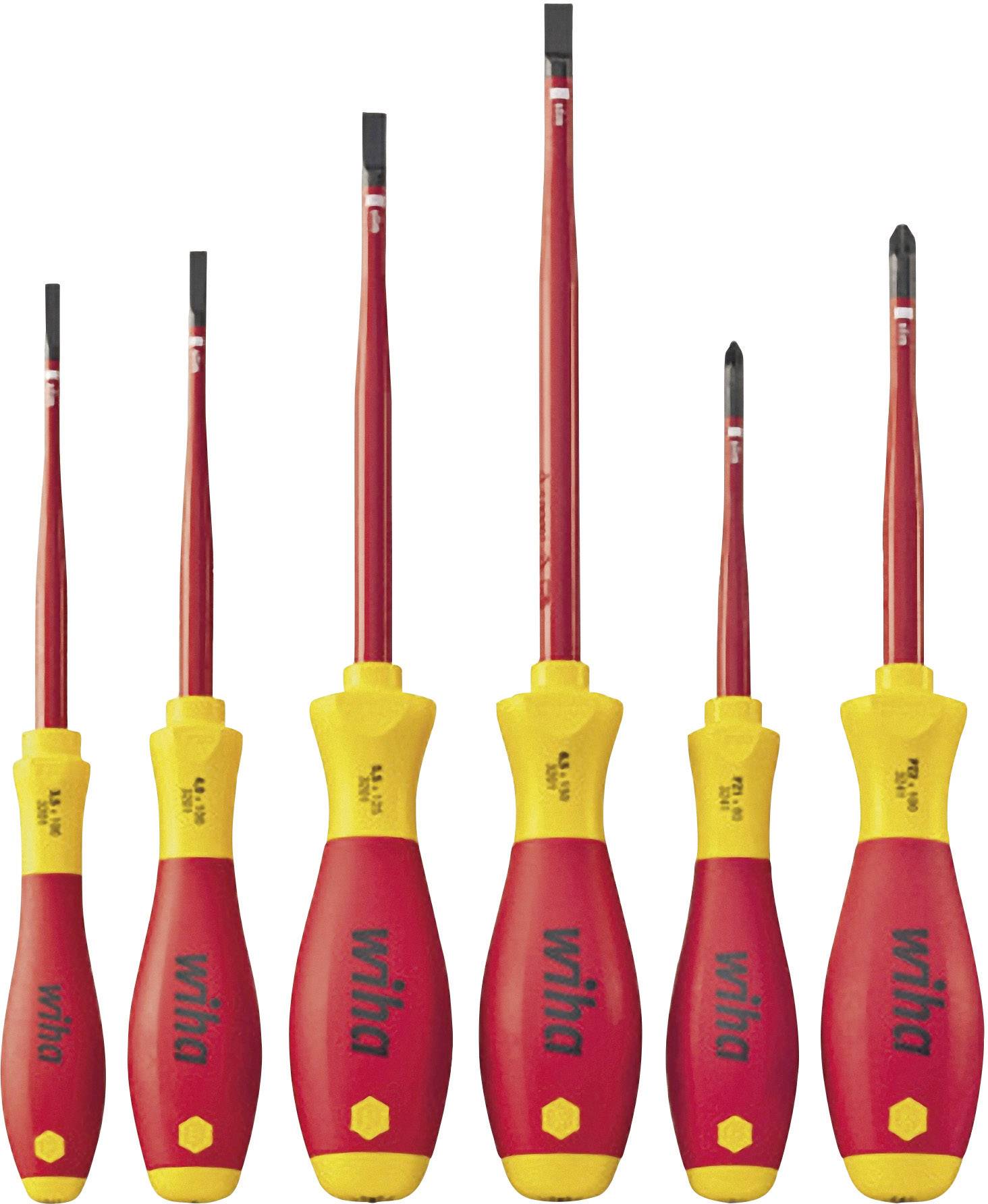 Wiha 3201 ZK6 VDE Screwdriver set 6-piece Slot, Pozidriv | Conrad.com