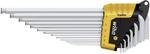Hexagonal ball head Allen key set customs in ErgoStar holder 13 pcs.