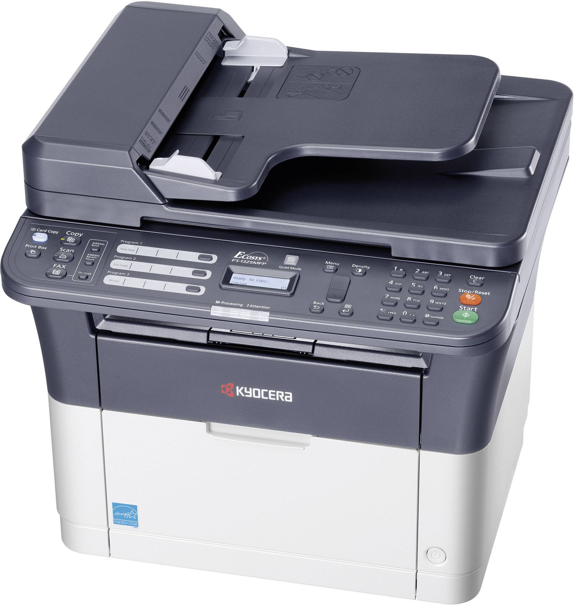 Kyocera FS-1325MFP Mono laser multifunction printer Printer, scanner, copier, fax | Conrad.com