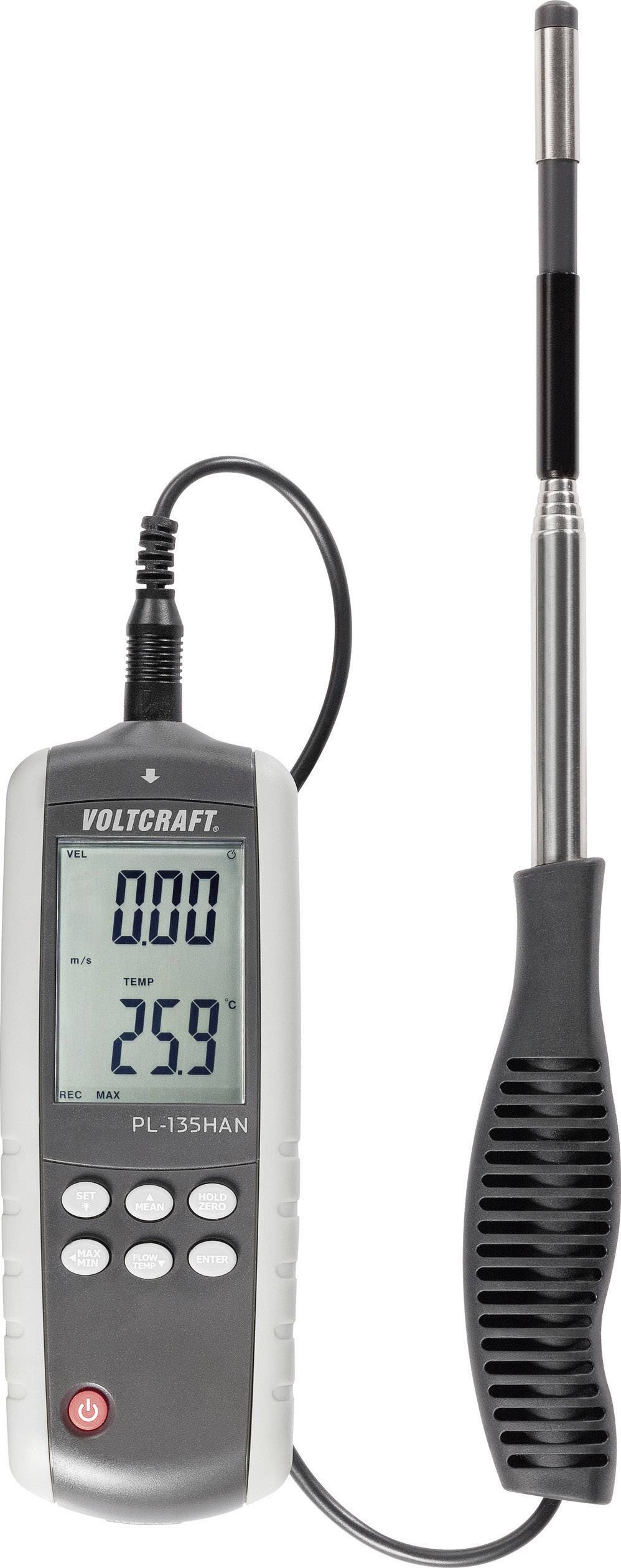Anemometer VOLTCRAFT PL-135HAN 0.1 up to 25 m/s