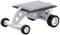 Toy car with solar cell and small wheels, demonstrating the functioning of solar energy.