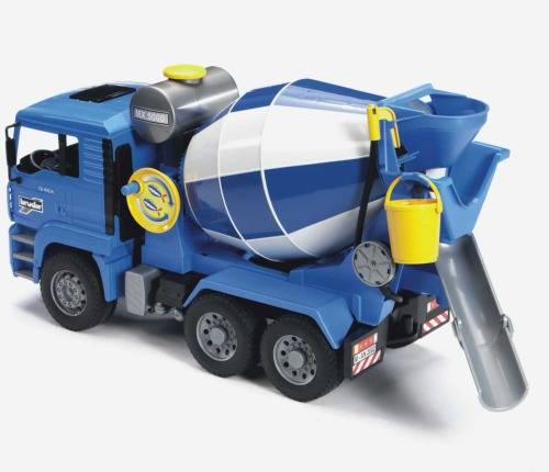 bruder One concrete mixing trucks-1