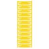 Weidmüller 1076890000 SFX 11/60 MC NE GE V0 Lead marker Fitting type: Cable tie Writing area: 11 x 60 mm Yellow No. of markers: 60 60 pc(s)