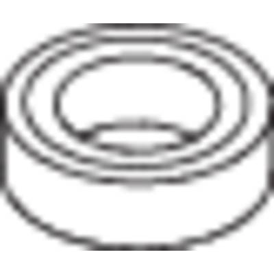 'Empty cylindrical roll; when viewed from above, it shows a bordered opening.'