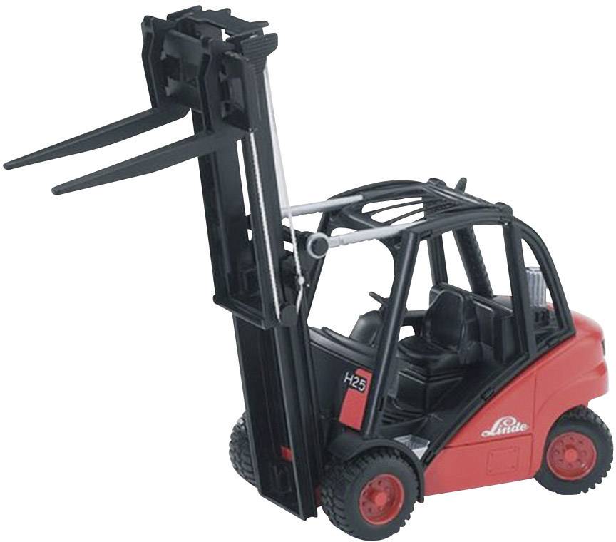 bruder Linde forklift trucks H30D with 2 pallets