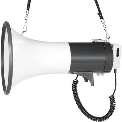 SpeaKa Professional JE-583 Megaphone + microphone, + strap, Built-in sound effects