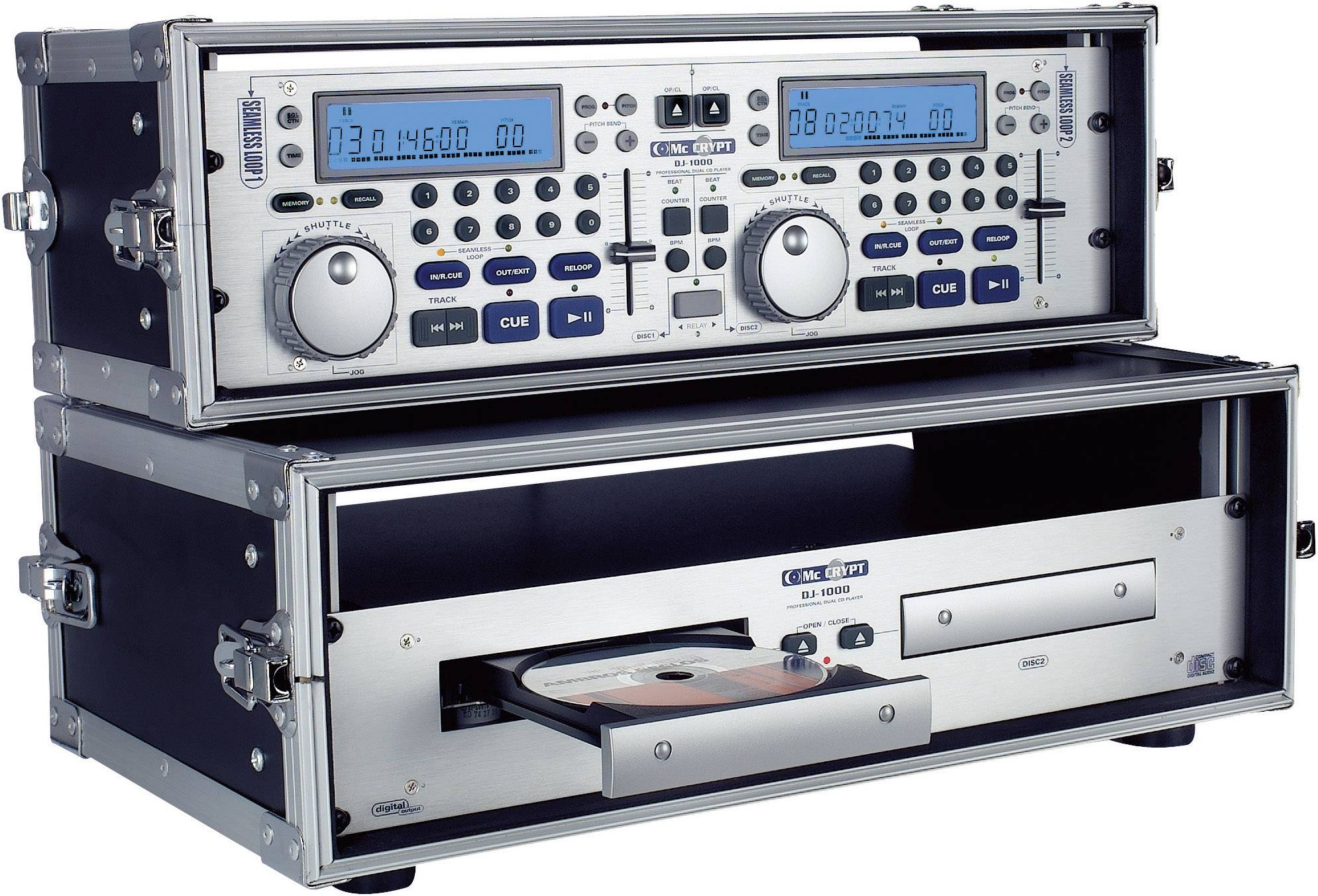 19 rack 3 U Aluminium Incl. handle