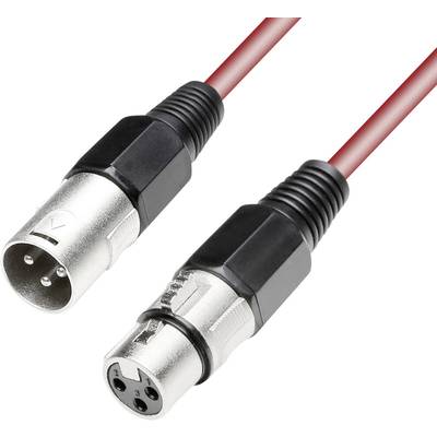 Paccs  XLR Cable [1x XLR socket - 1x XLR plug] 10.00 m Red
