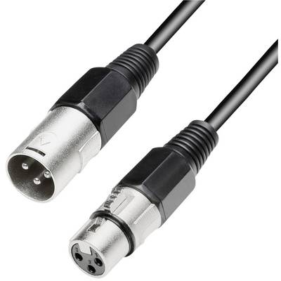 Paccs  XLR Cable [1x XLR plug - 1x XLR socket] 15.00 m Black