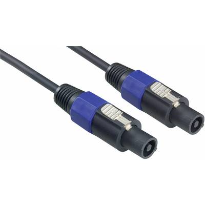 Paccs Loudspeaker Cable [1x SPK-type plug - 1x SPK-type plug] 2 x 1.5 mm² 5.00 m Black
