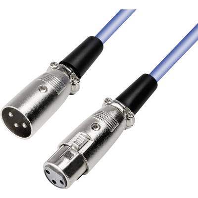 Paccs  XLR Cable [1x XLR socket - 1x XLR plug] 4.00 m Blue