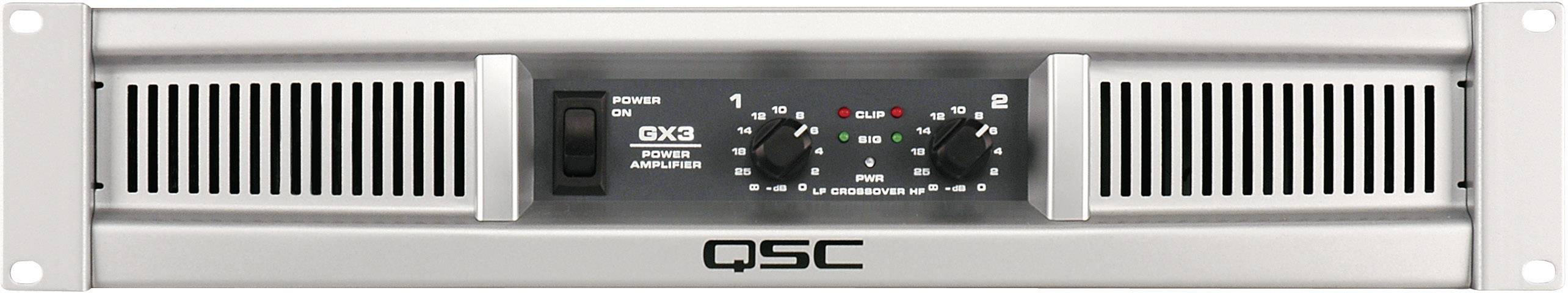 QSC GX 3 PA amplifier RMS power per channel (at 4 Ohm): 425 W