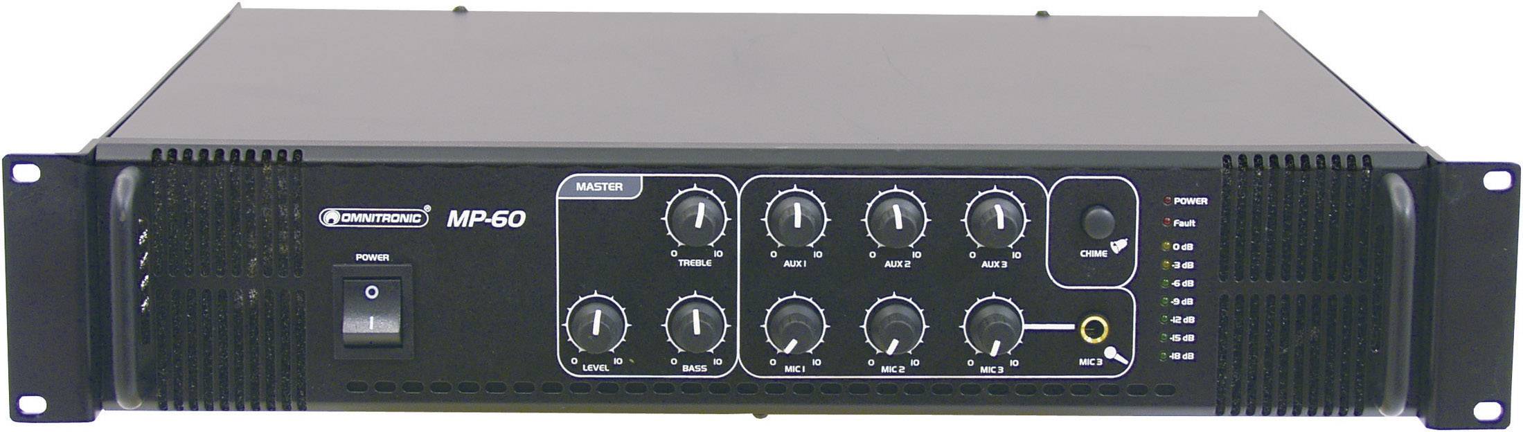 Omnitronic MP-60 PA amplifier 60 W