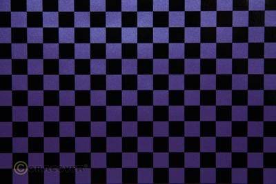 Lilac-black chequered pattern, uniform square surfaces, visual effect without specific context or meaning.