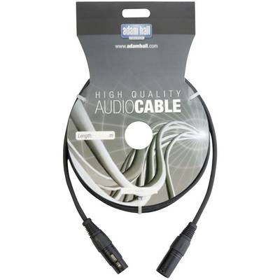 Audio cable in packaging with text 'High Quality Audio Cable'. Black cable with two plugs, length not specified on packaging.