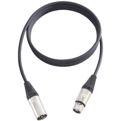 AH Cables KM15FMBLK XLR Cable [1x XLR socket - 1x XLR plug] 15.00 m Black