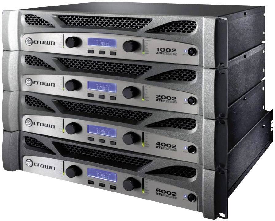 Crown XTi 6002 PA amplifier RMS power per channel (at 4 Ohm) 2100 W