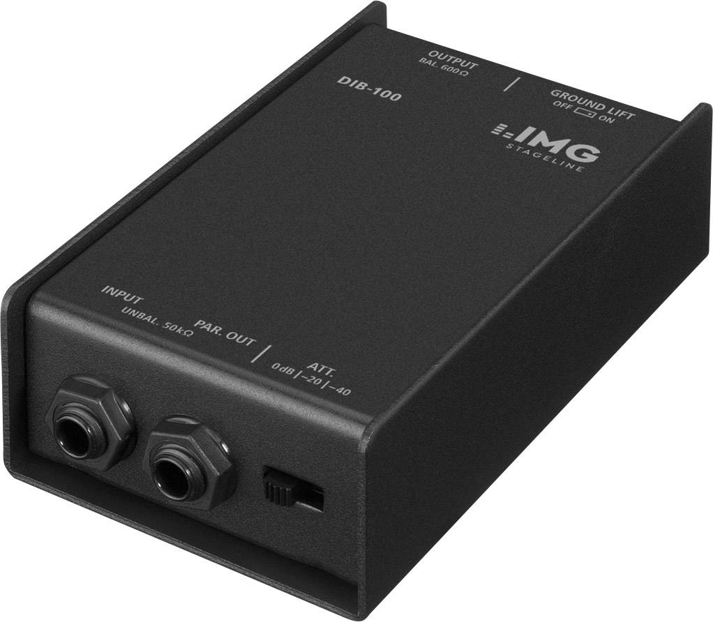 IMG Stageline DIB-100 Passive DI box 1-channel