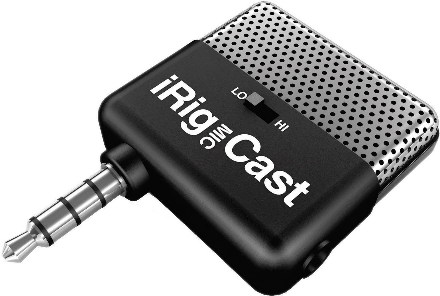 iRig Mic Cast Clip Mobile phone microphone Transfer type (details):Direct Microphone (3.5 mm jack), Microphone (6.3 mm j-1