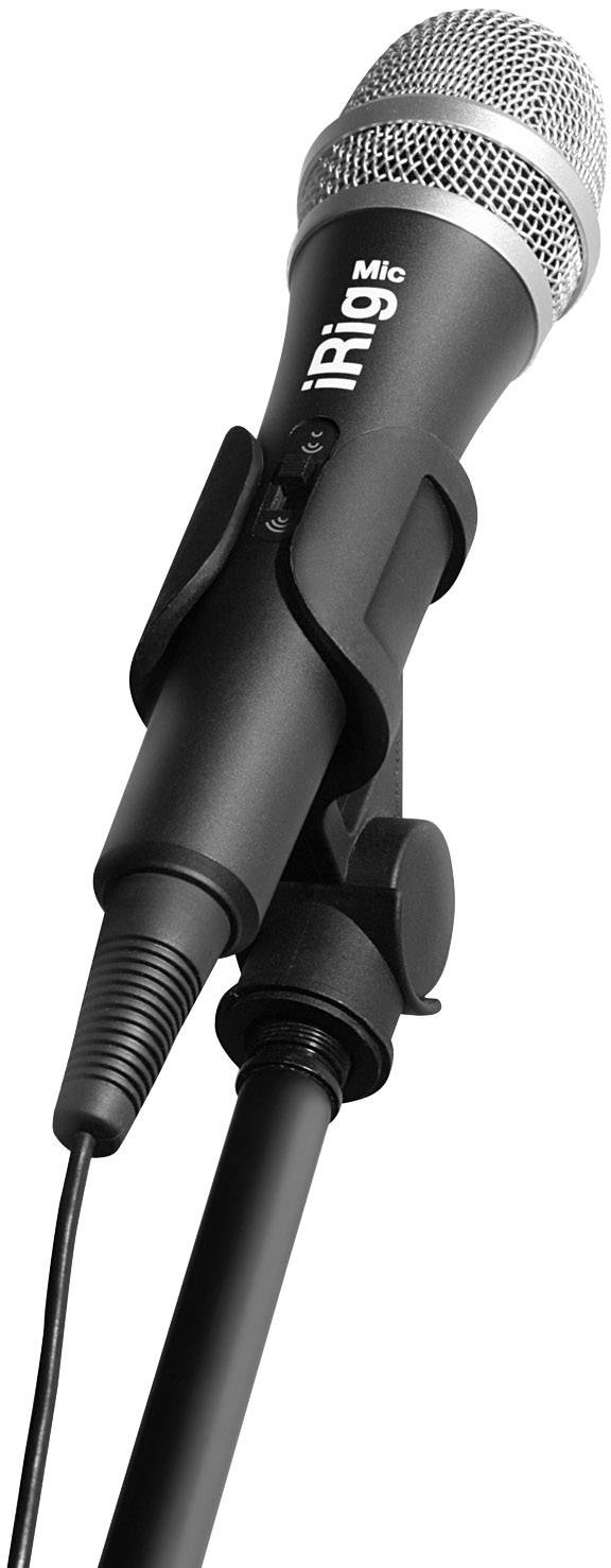 iRig Mic Handheld Mobile phone microphone Transfer type (details):Corded incl. clip Headphone/mic combo jack (3.5 mm) Co-3