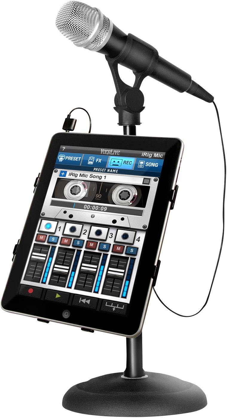 iRig Mic Handheld Mobile phone microphone Transfer type (details):Corded incl. clip Headphone/mic combo jack (3.5 mm) Co-5