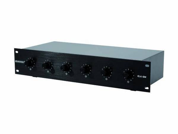 Omnitronic 80711321 Rack PA volume control Black