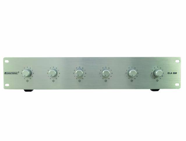 Omnitronic neu Rack PA volume control Silver, Aluminium-4