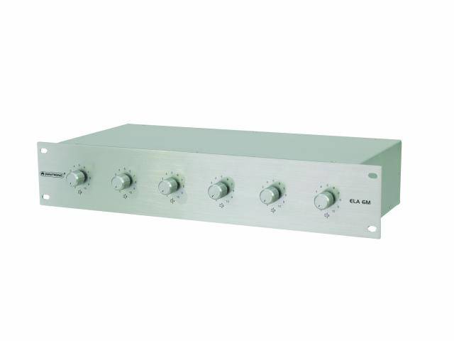 Omnitronic neu Rack PA volume control Silver, Aluminium-5