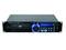 A DJ CD player with controls, illuminated buttons and display on the front panel, for audio playback and operation.